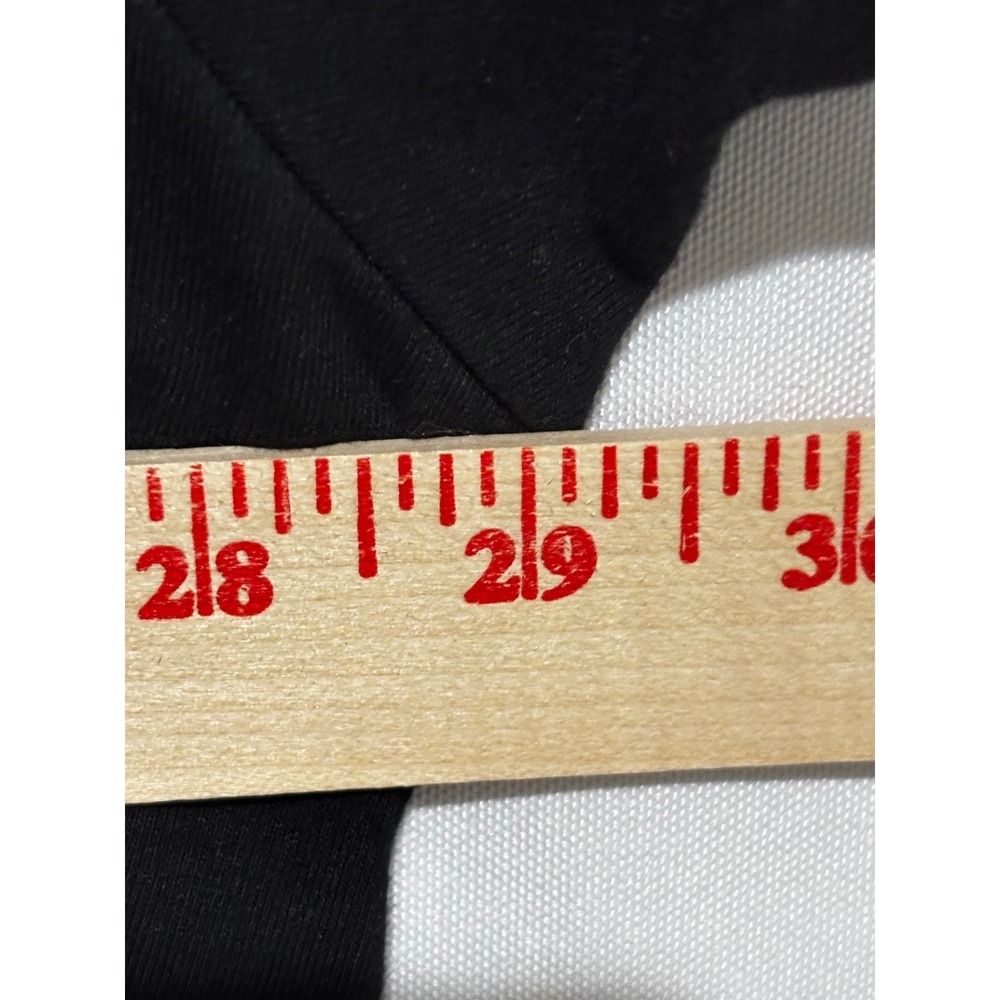 Ava & Viv  3X Black Split V-Neck Sweatshirt Long Sleeve Oversized Top capsule - Picture 5 of 7